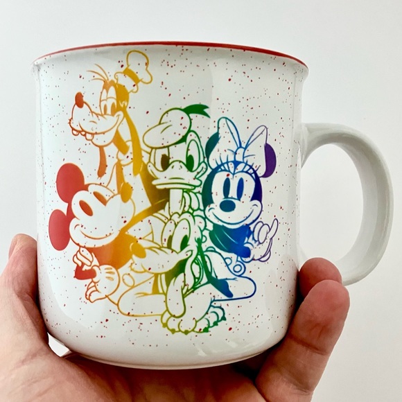 Disney Rainbow Collection Mickey Mouse & Friends Love PRIDE Coffee Mug, New - Picture 5 of 12